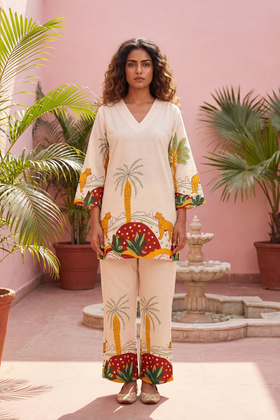 Sunset Savanna Cotton Flex Co-ord Set — image 11