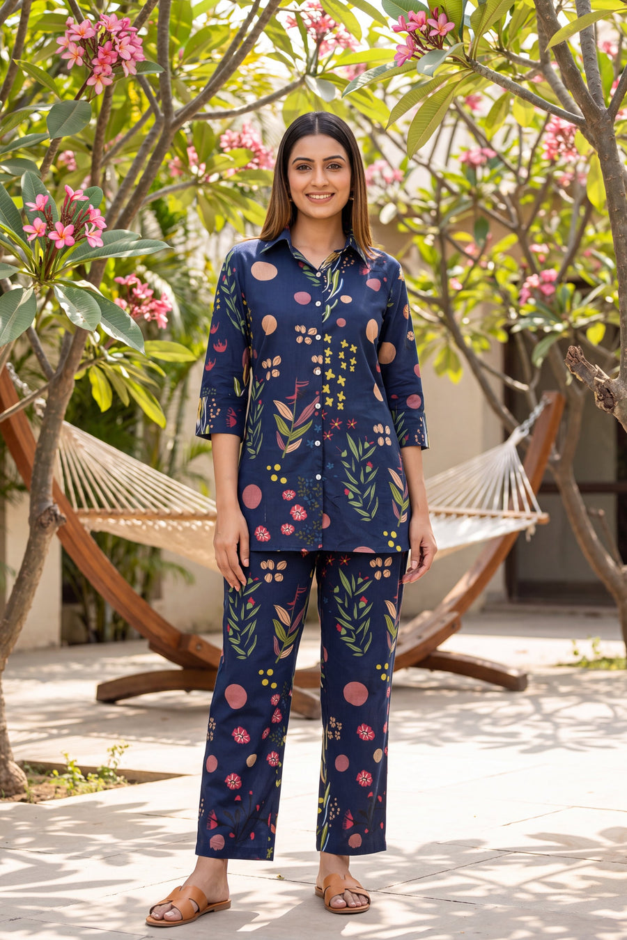 Skyline Bloom Cotton Co-ord Set — image 13