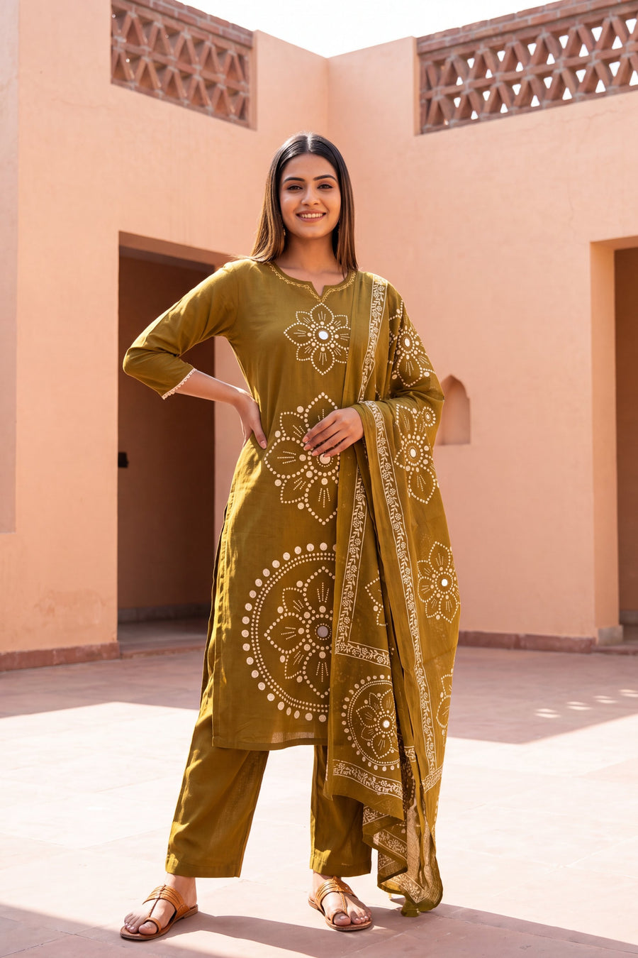 Willow Grove Cotton Dupatta Set — image 8