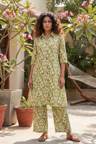 Natural Thread Cotton Co-ord Set