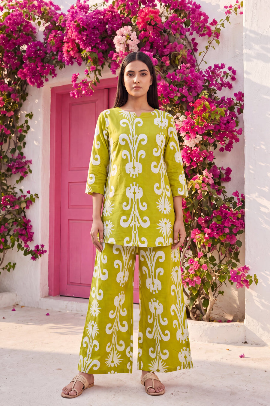 Spruce Glade Green Cotton Co-ord Set — image 5