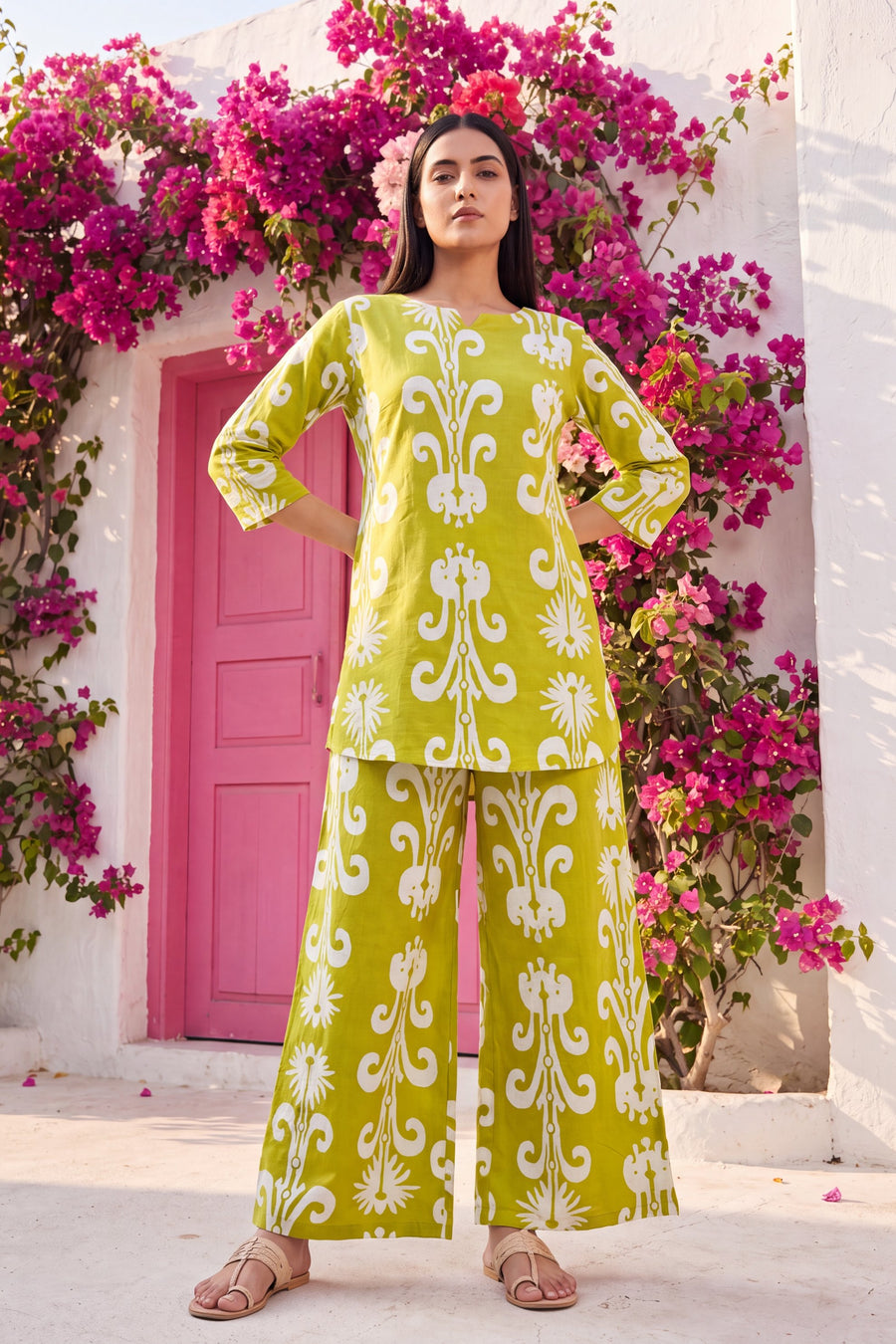 Spruce Glade Green Cotton Co-ord Set — image 7