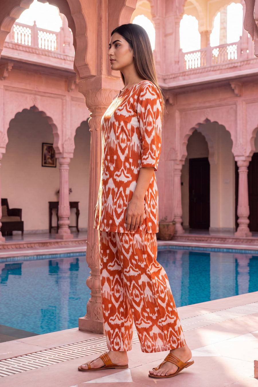 Copper Pumpkin Cotton Co-ord Set — image 9