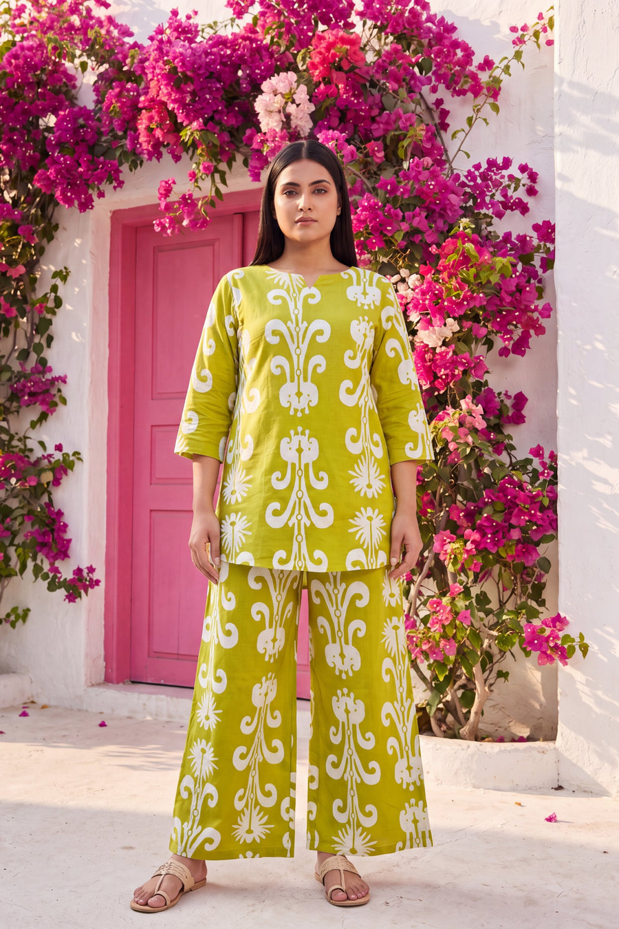 Spruce Glade Green Cotton Co-ord Set — image 12