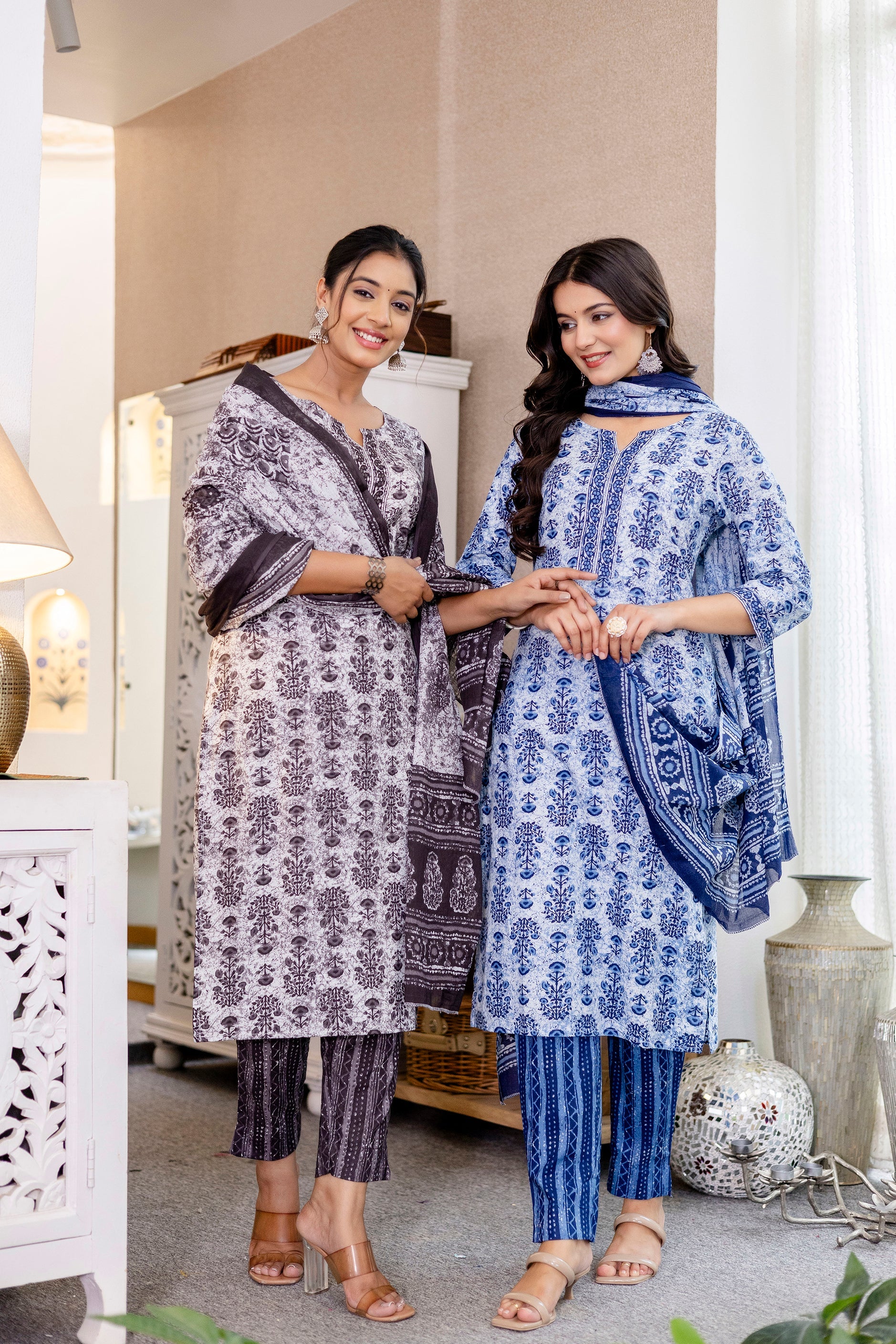 Skytrace Cotton Dupatta Set - Me&My