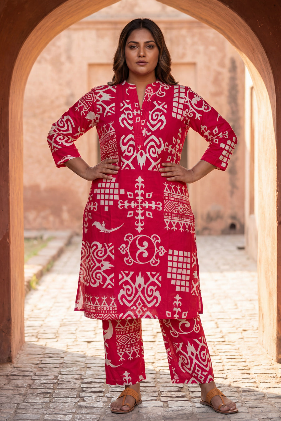 Traditional Pattern Heritage Cotton Co-ord Set — image 3