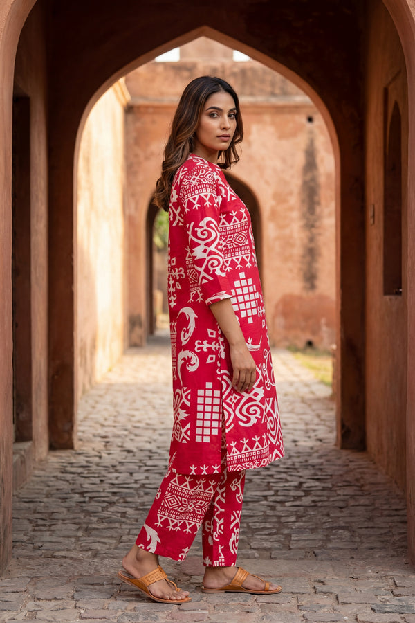 Traditional Pattern Heritage Cotton Co-ord Set