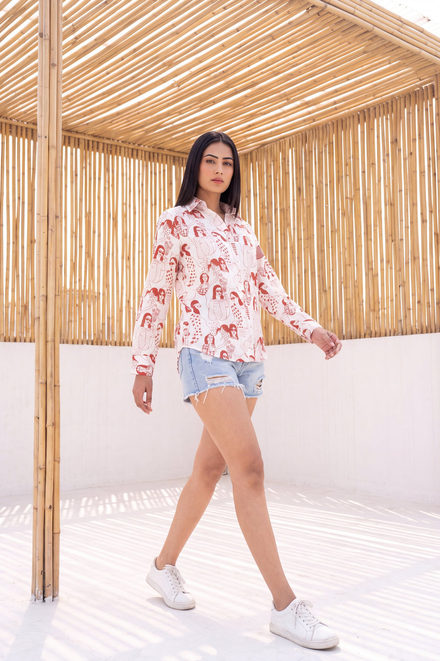 Cloud White Cotton Shirt — image 3