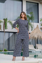 Cobalt Drift Cotton Co-ord Set from Me&My