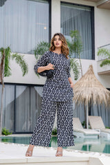 Cobalt Drift Cotton Co-ord Set from Me&My
