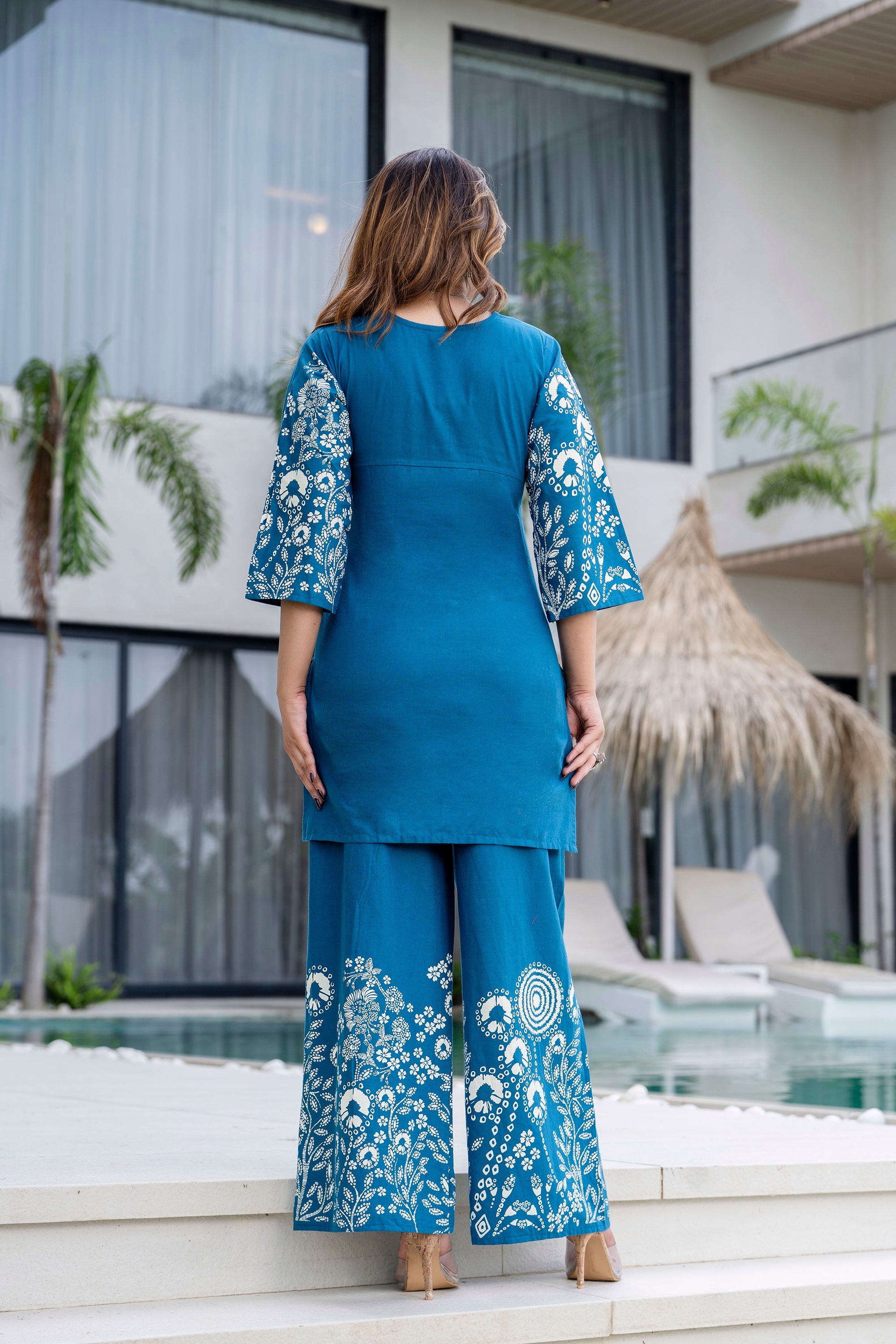 Blue Drift Cotton Flex Co-ord Set from Me&My