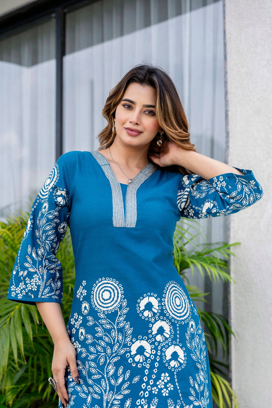 Blue Drift Cotton Flex Co-ord Set — image 8