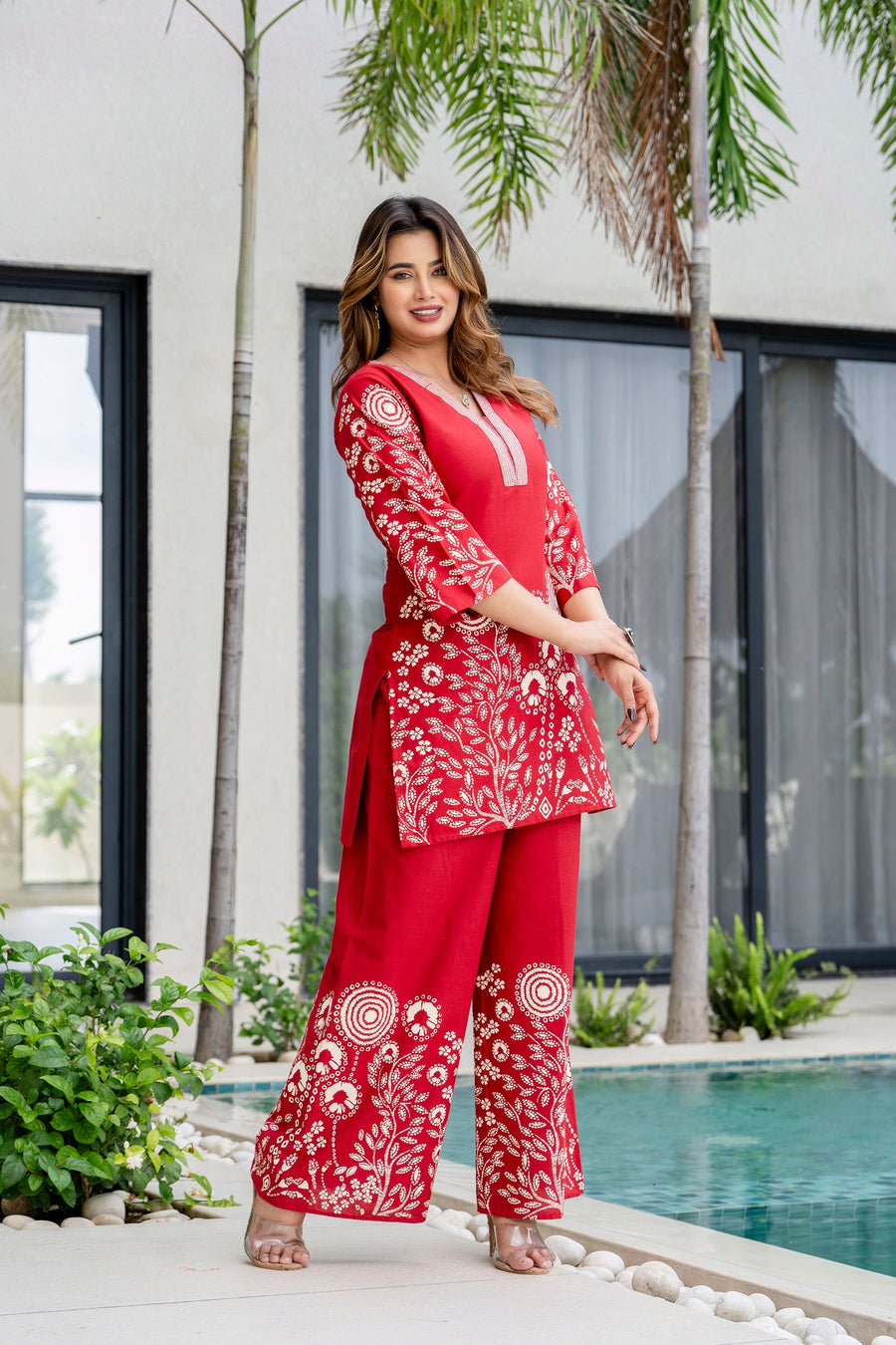 Merlot Motion Cotton Flex Co-ord Set — image 4