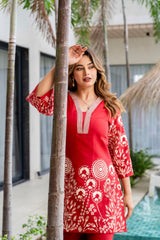 Merlot Motion Cotton Flex Co-ord Set from Me&My