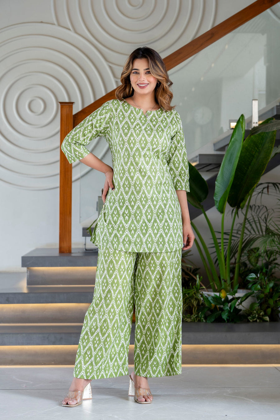 Moss Mirage Cotton Co-ord Set — image 4