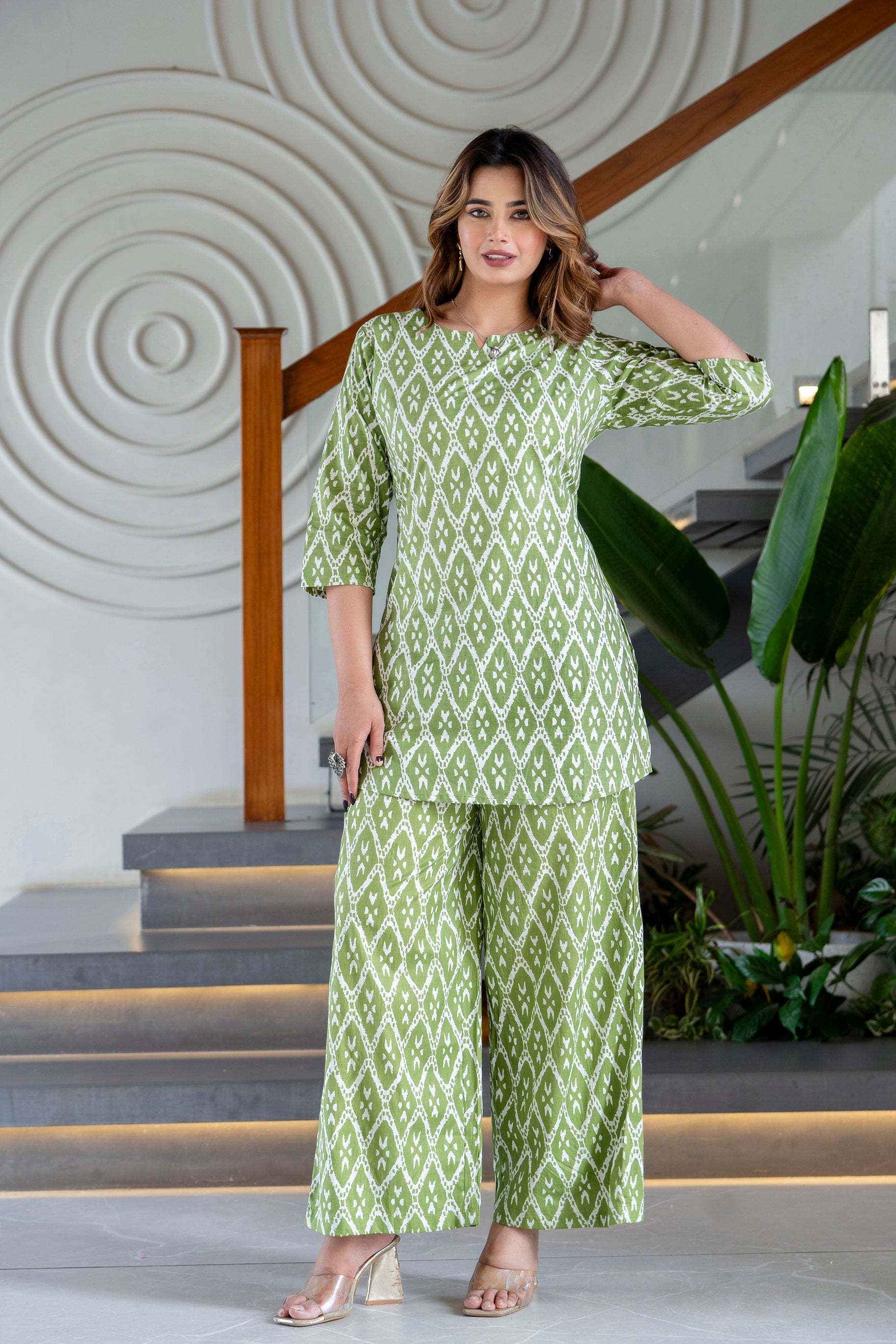 Moss Mirage Cotton Co-ord Set from Me&My