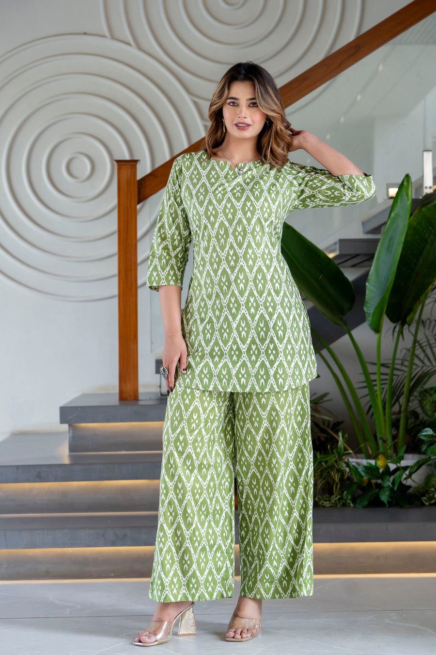 Moss Mirage Cotton Co-ord Set — image 3