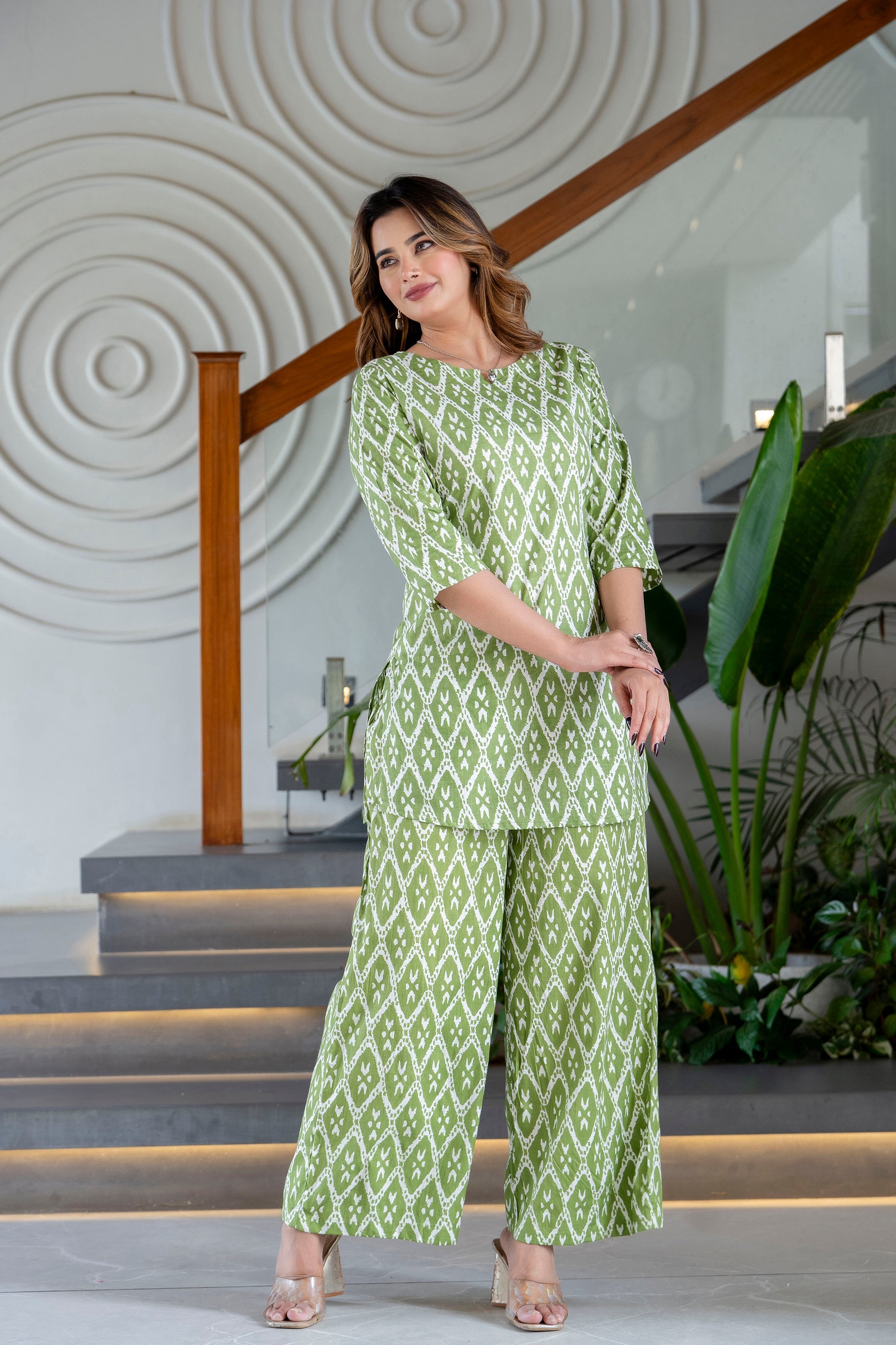 Moss Mirage Cotton Co-ord Set from Me&My