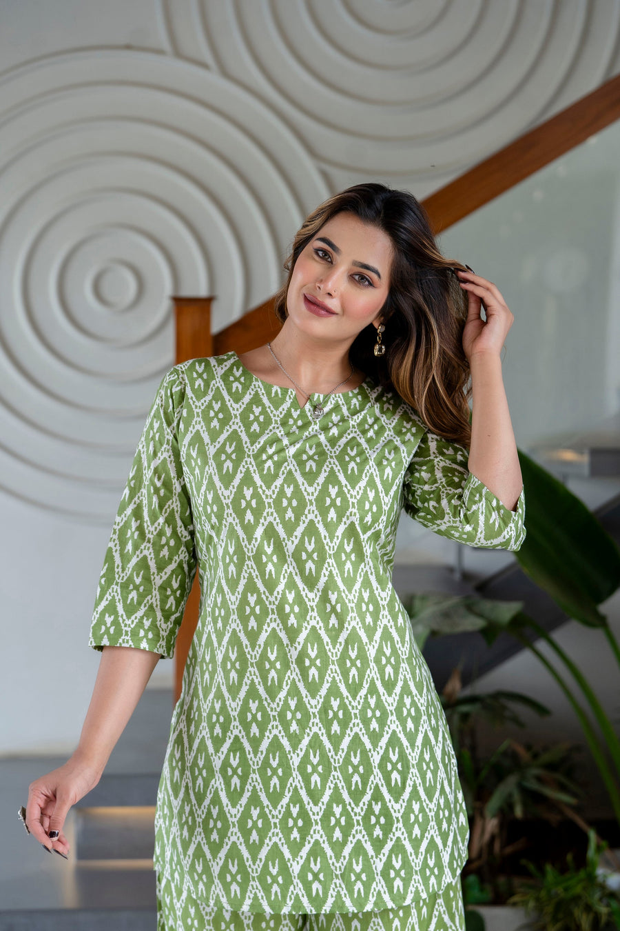 Moss Mirage Cotton Co-ord Set — image 2