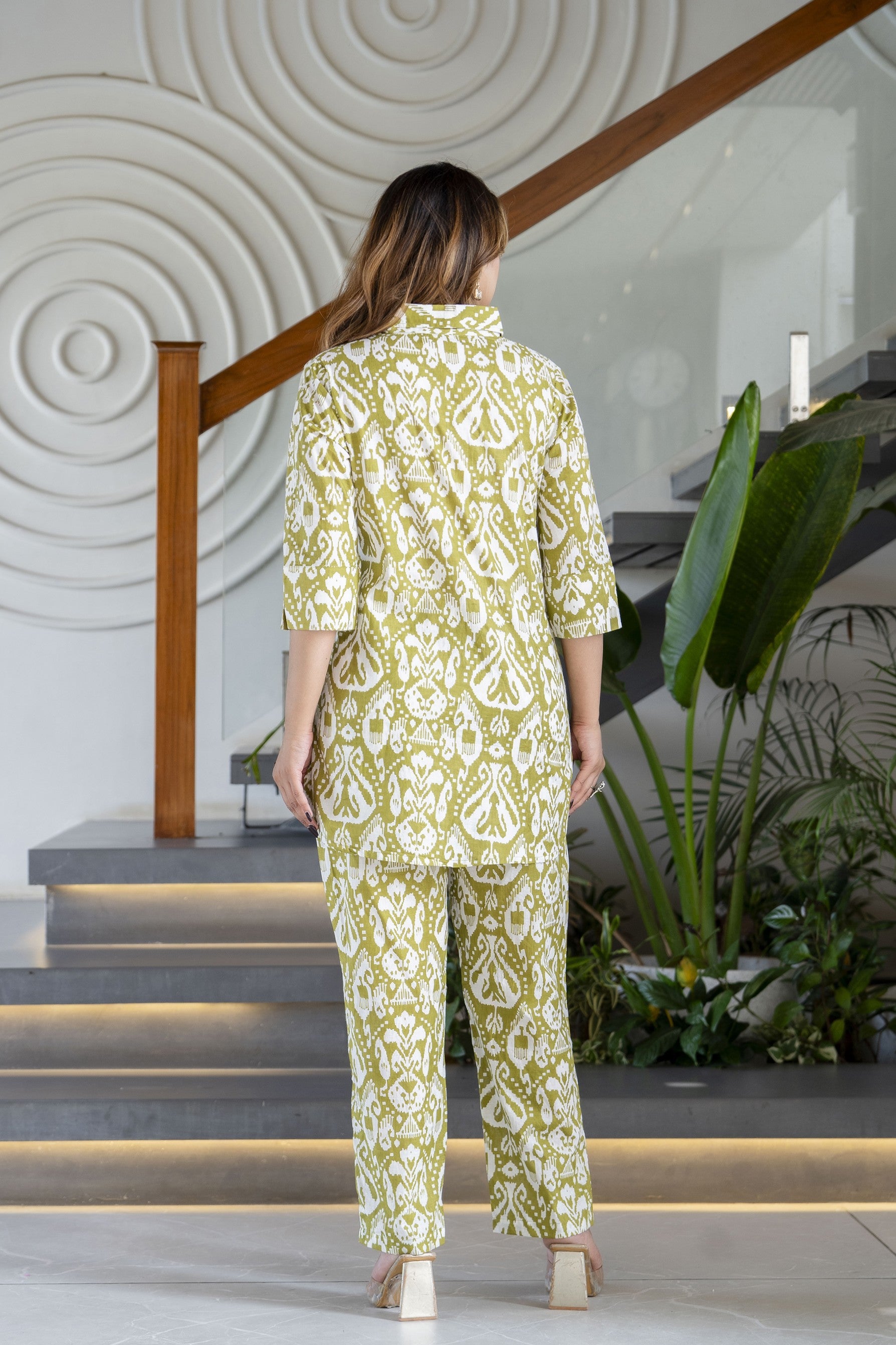 Fernmaze Cotton Co-ord Set