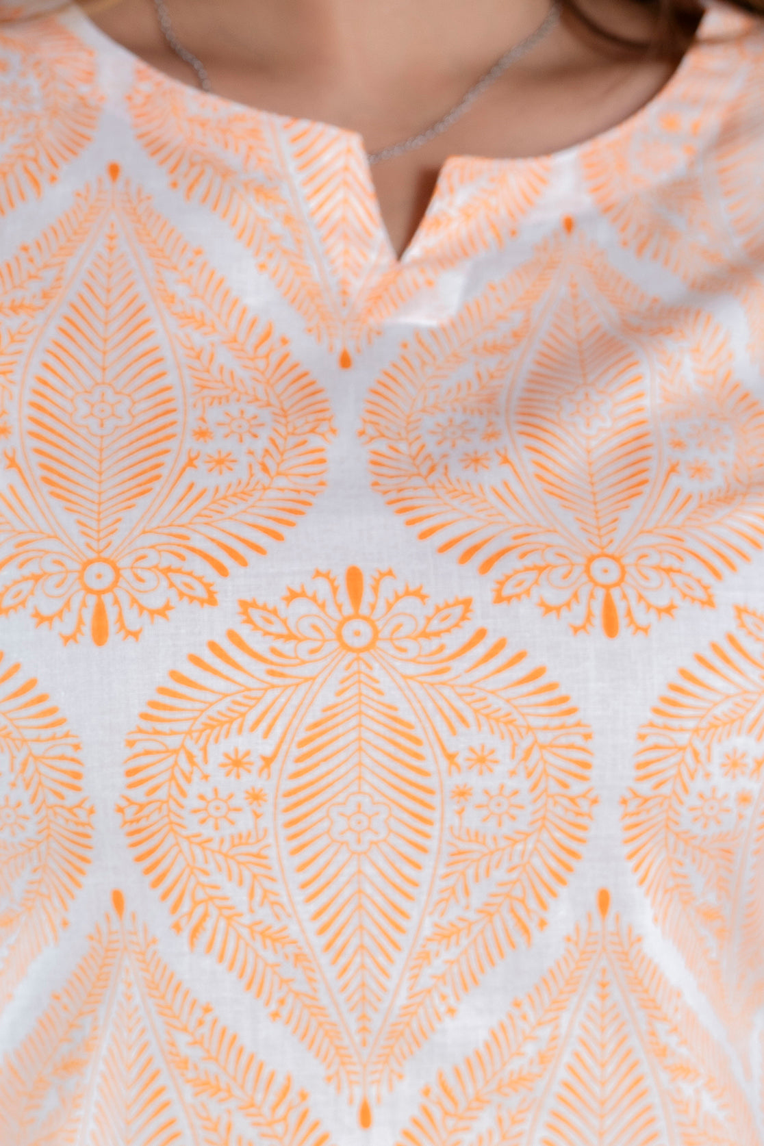 Saffron Sketch Cotton Co-ord Set