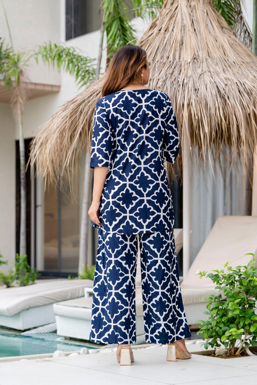 Azurestroke Cotton Co-ord Set — image 9