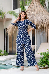 Azurestroke Cotton Co-ord Set - Me&My