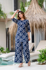 Azurestroke Cotton Co-ord Set from Me&My