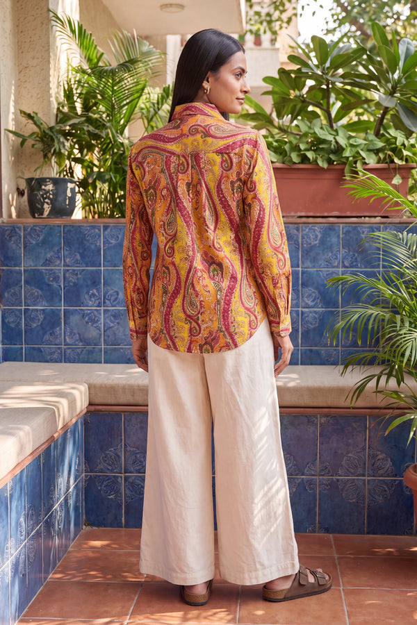 Lemon Zest Cotton Shirt