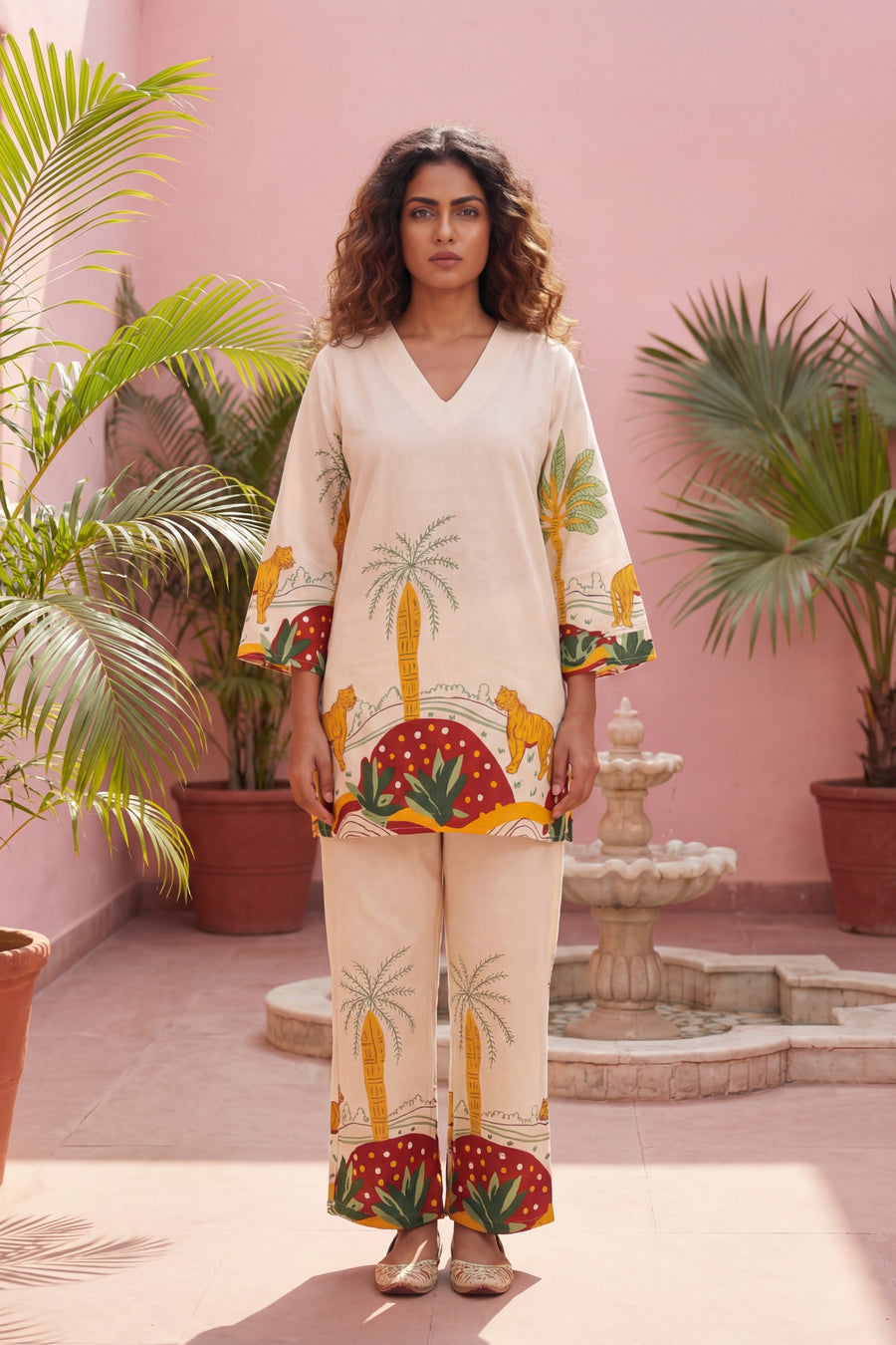 Sunset Savanna Cotton Flex Co-ord Set — image 7