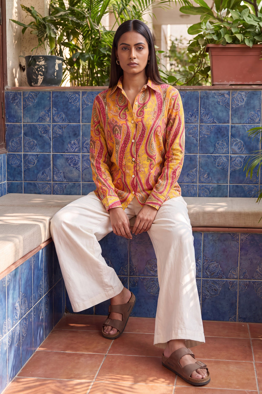 Lemon Zest Cotton Shirt — image 3