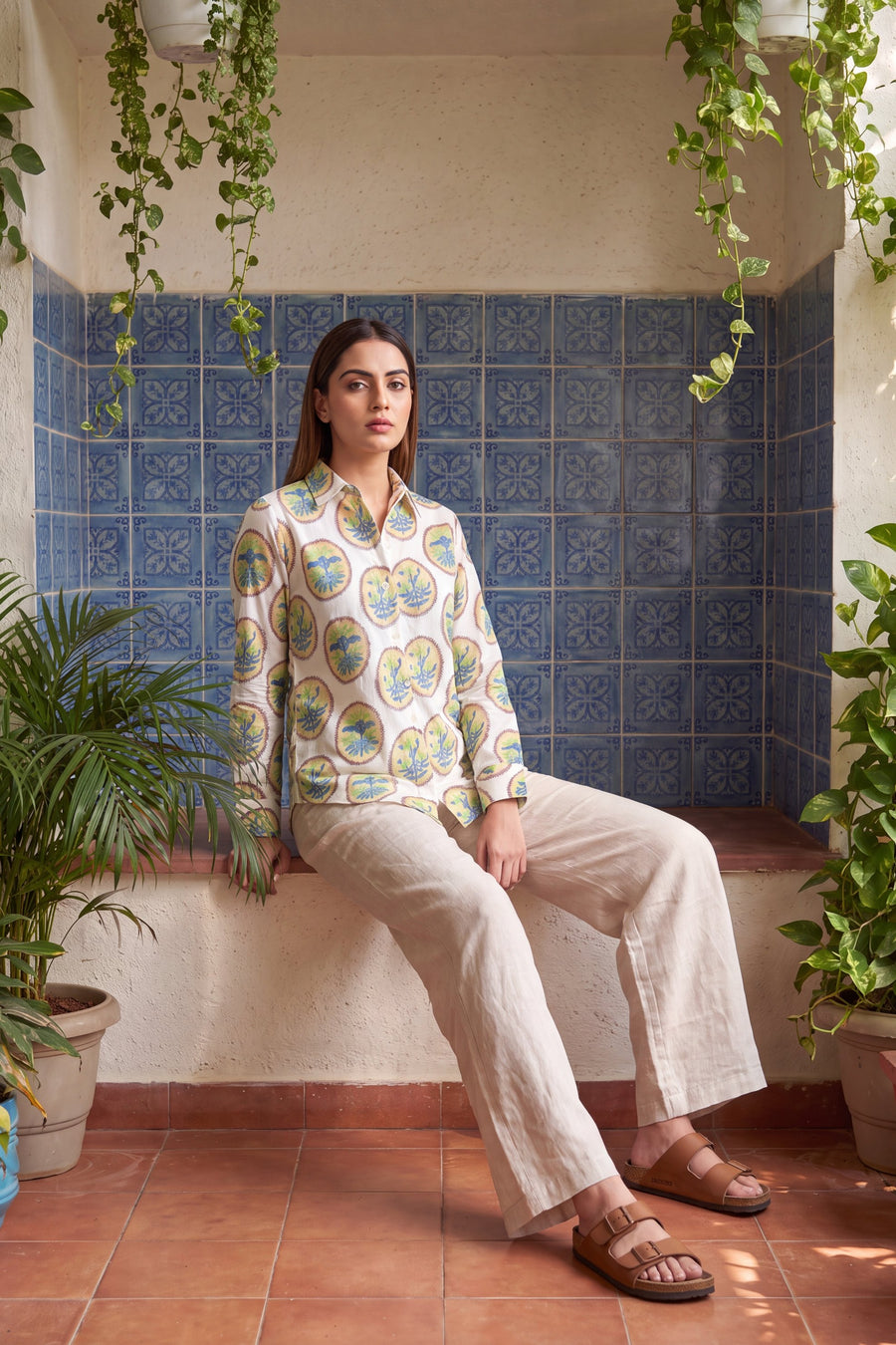 Snowfield White Cotton Shirt — image 3