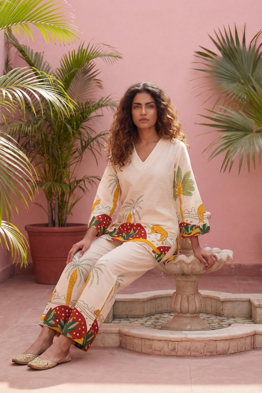 Sunset Savanna Cotton Flex Co-ord Set — image 9
