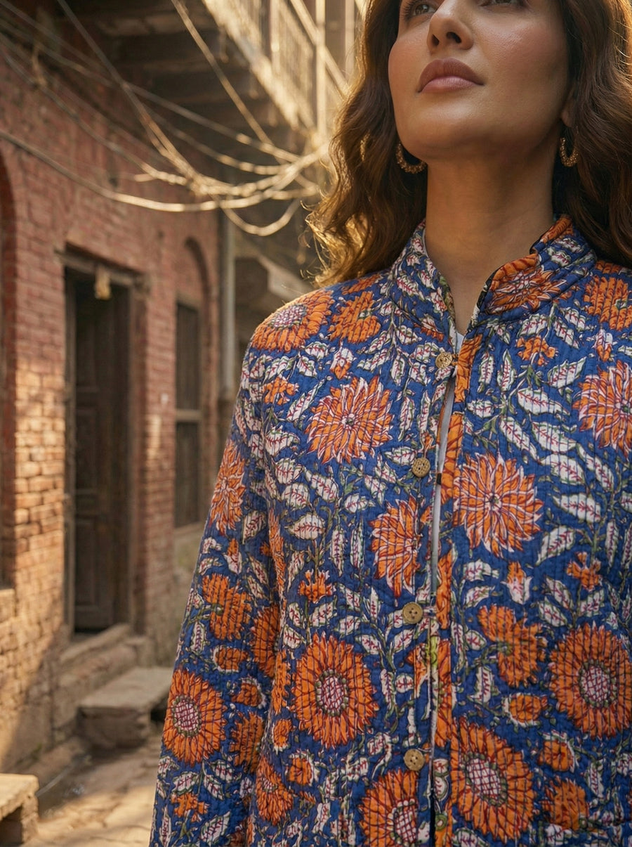 Inkflow Cotton Reversible Quilted Jacket — image 5