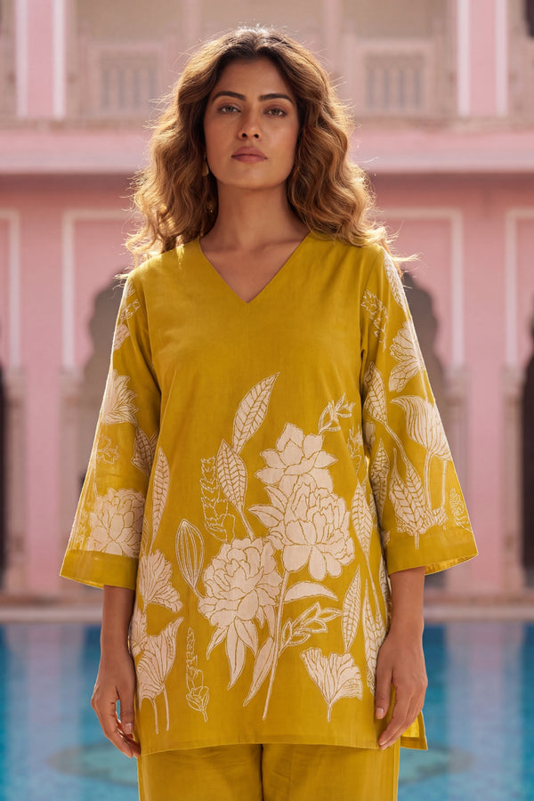 Mustard Gardens Heritage Cotton Flex Co-ord Set