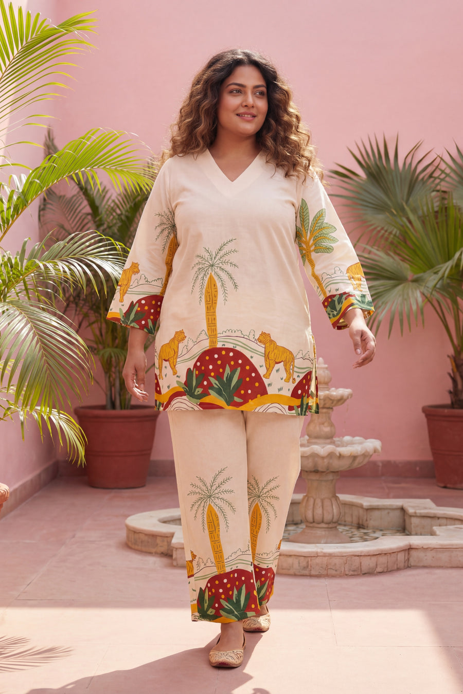 Sunset Savanna Cotton Flex Co-ord Set — image 5