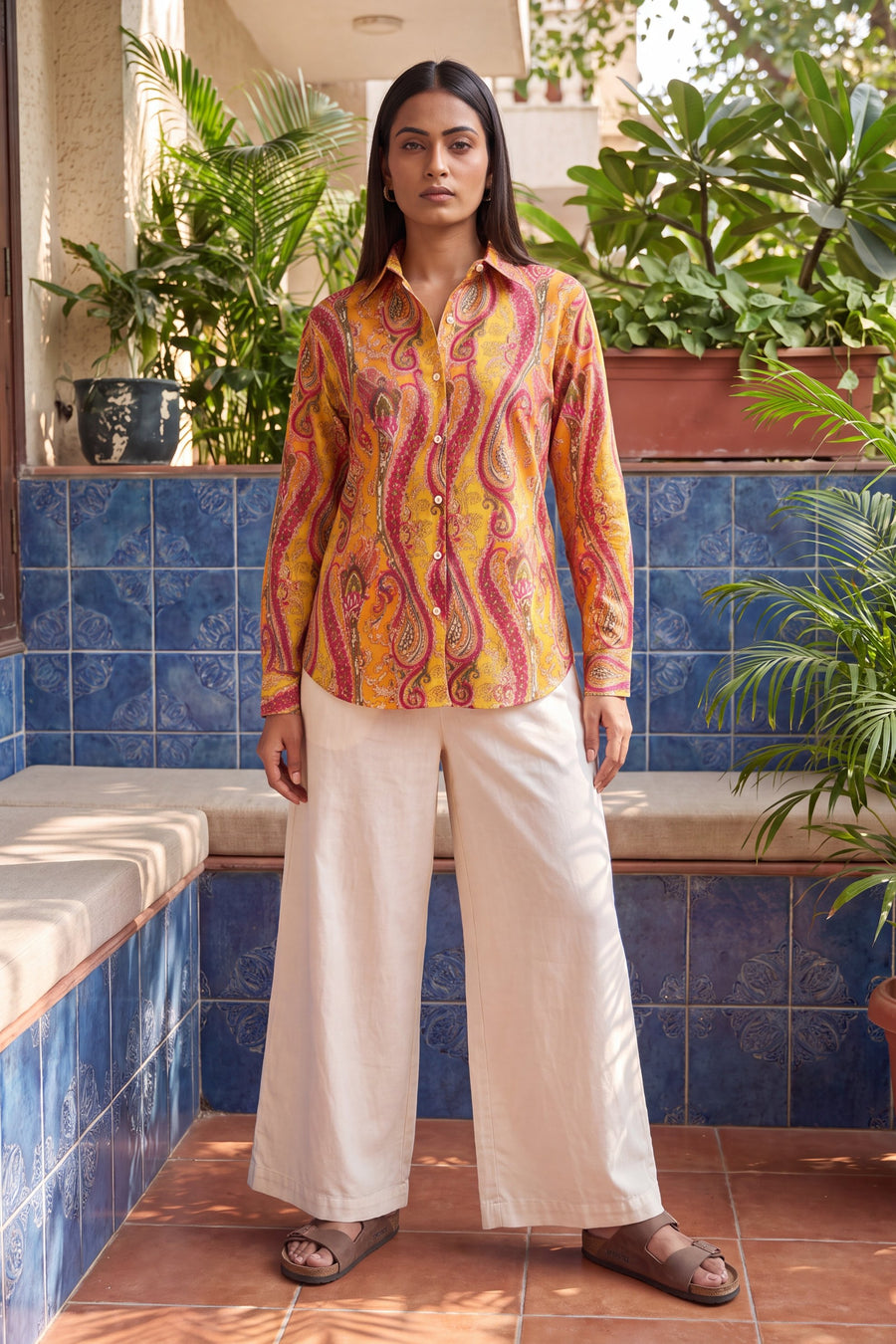 Lemon Zest Cotton Shirt — image 5
