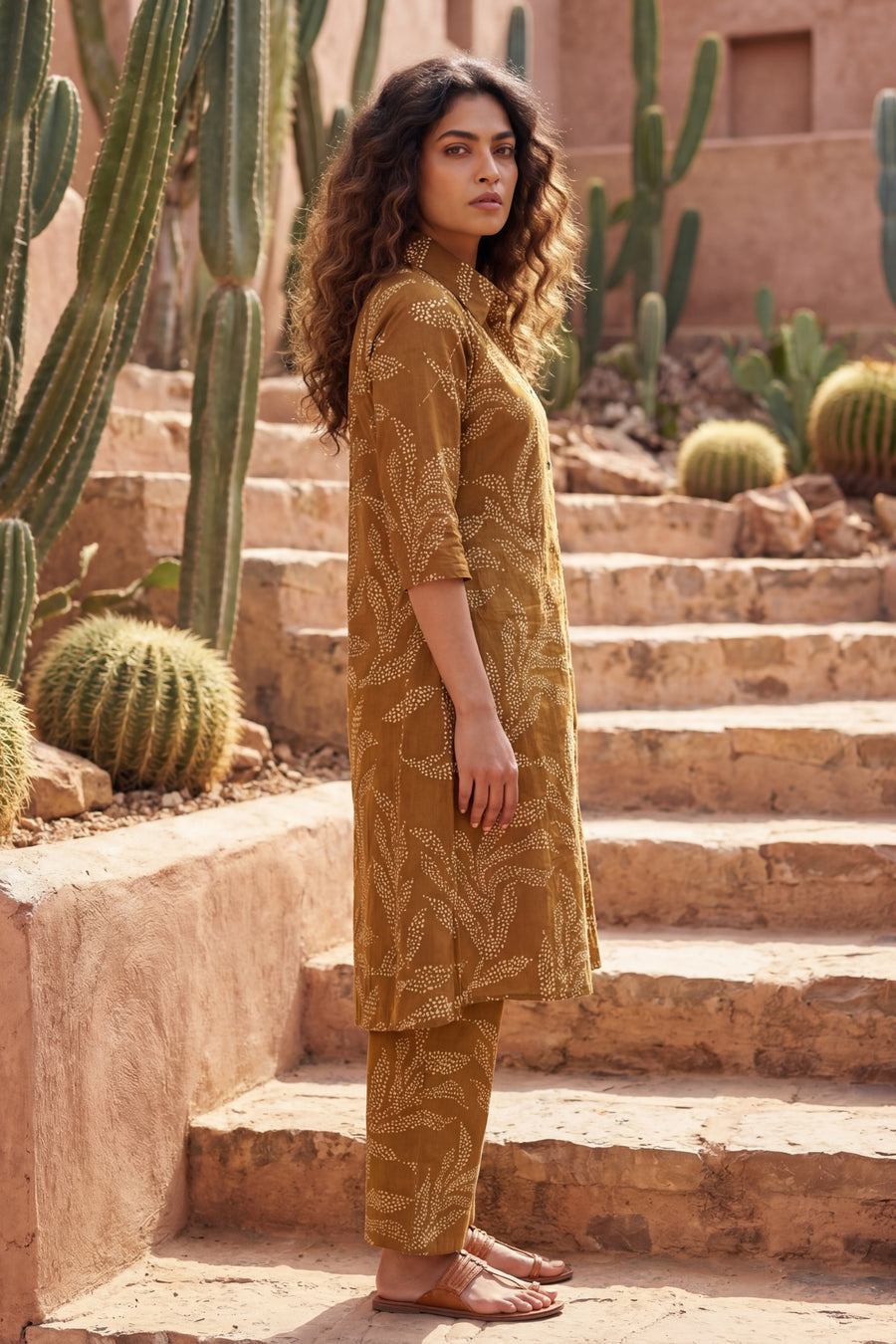 Warm Canvas Brown Cotton Co-ord Set — image 9