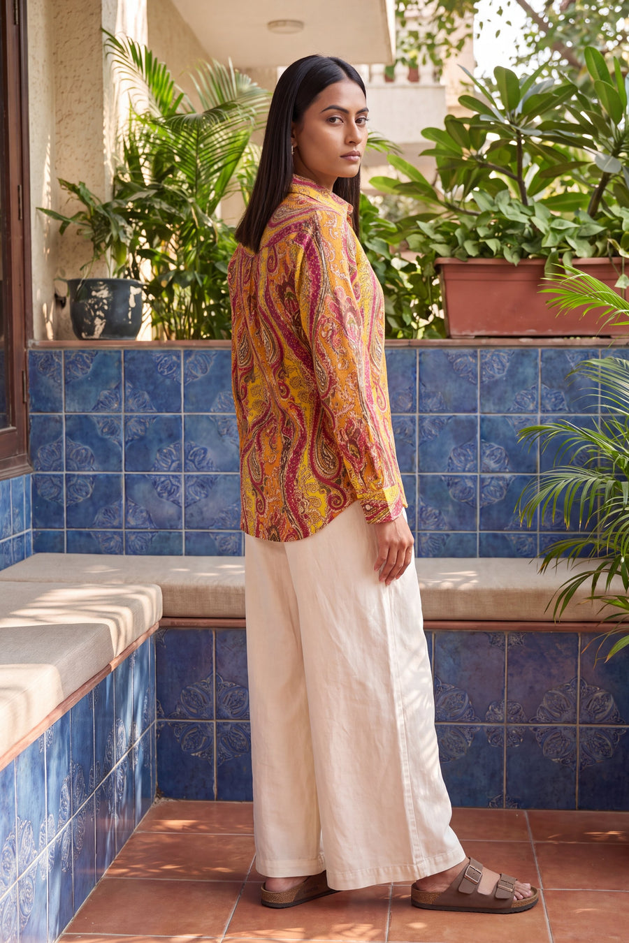 Lemon Zest Cotton Shirt — image 6