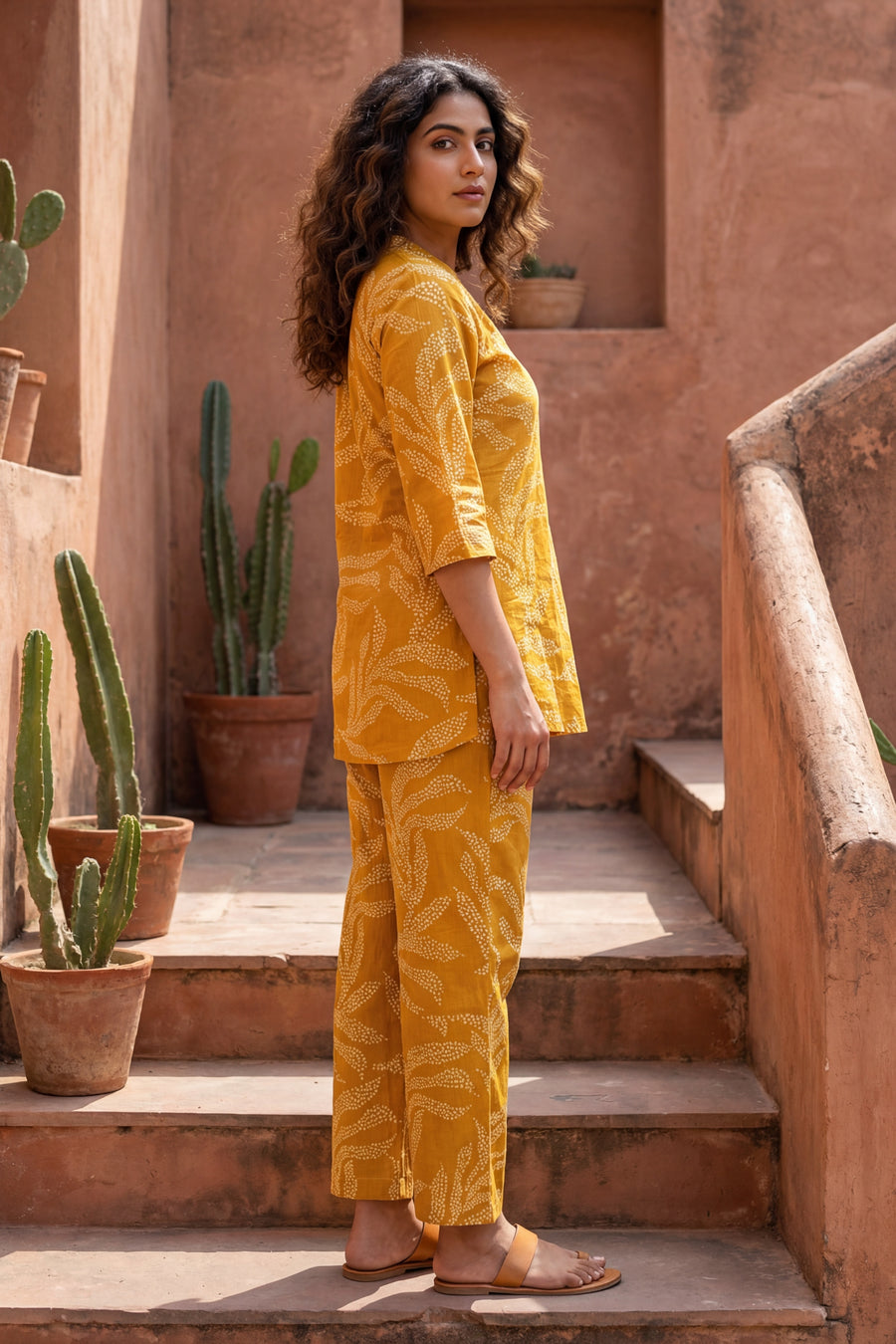 Harvest Splendor Cotton Angrakha Co-ord Set — image 2