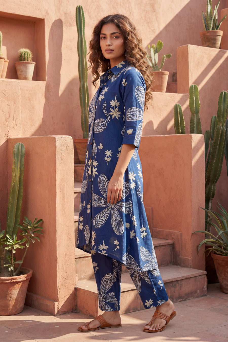 Botanical Whisper Blue Cotton Co-ord Set — image 6