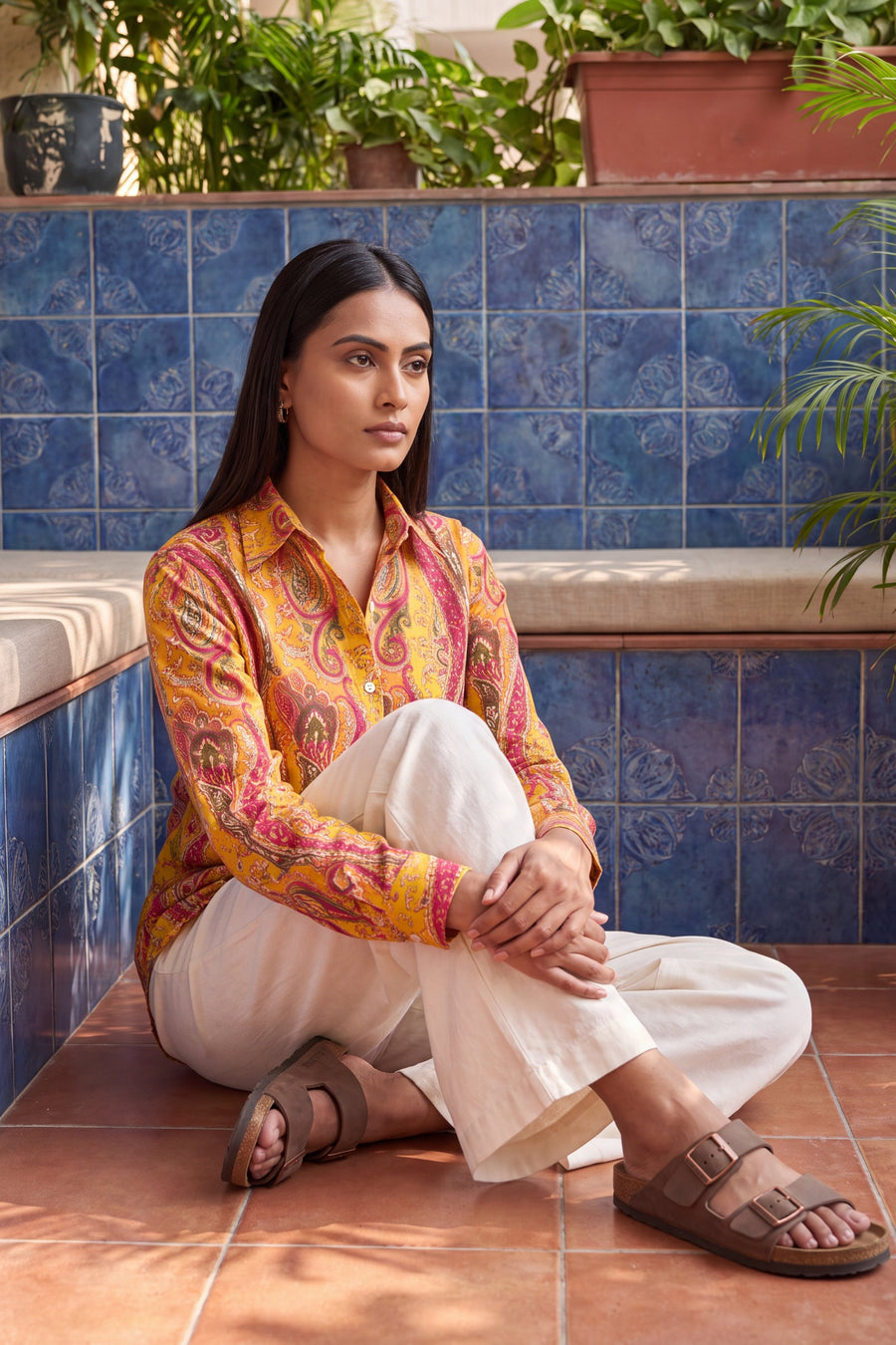 Lemon Zest Cotton Shirt — image 7