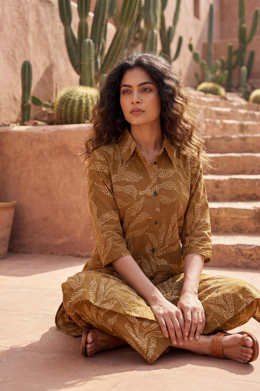 Warm Canvas Brown Cotton Co-ord Set — image 13