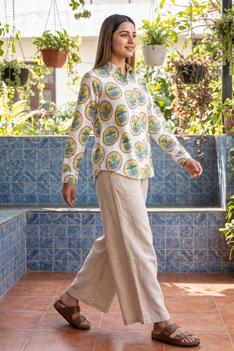 Snowfield White Cotton Shirt — image 8