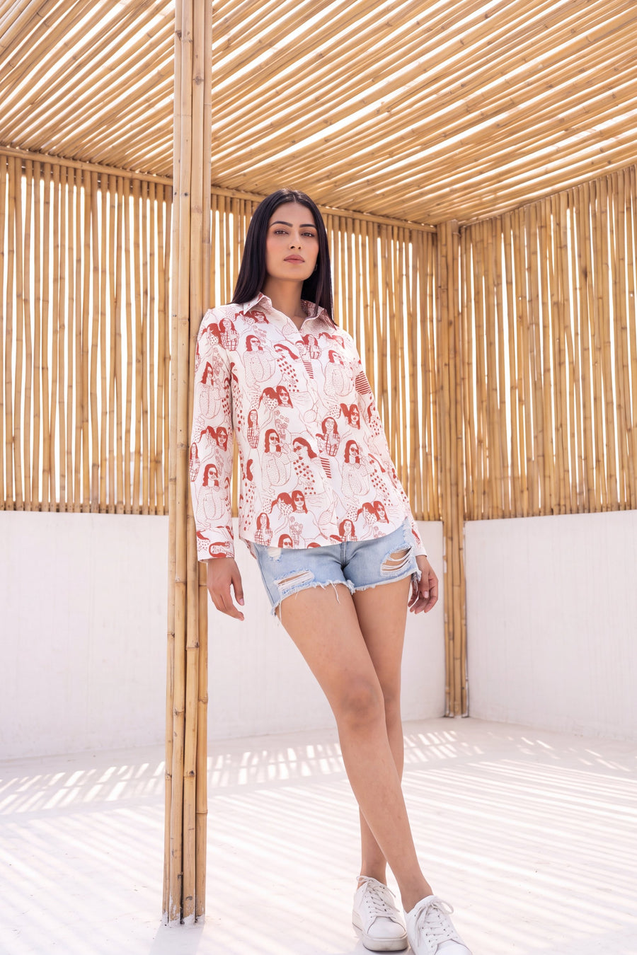 Cloud White Cotton Shirt — image 6