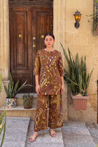 Hazelnut Paisley Cotton Co-ord Set