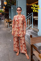 Rust Blossom Cotton Co-ord Set