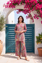 Berry Paisley Cotton Co-ord Set