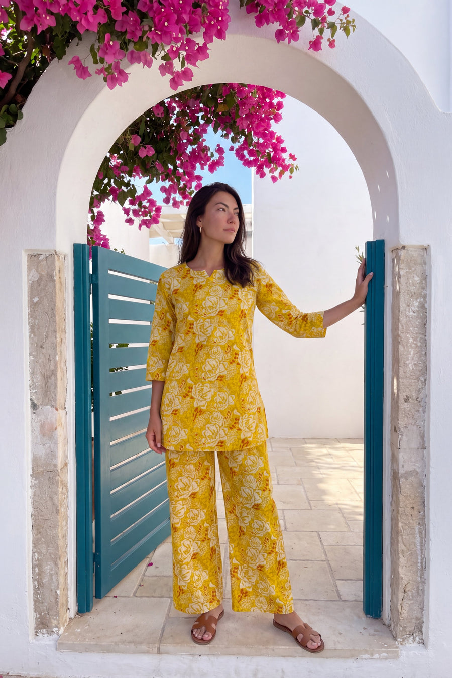 Mustard Rose Cotton Co-ord Set — image 6