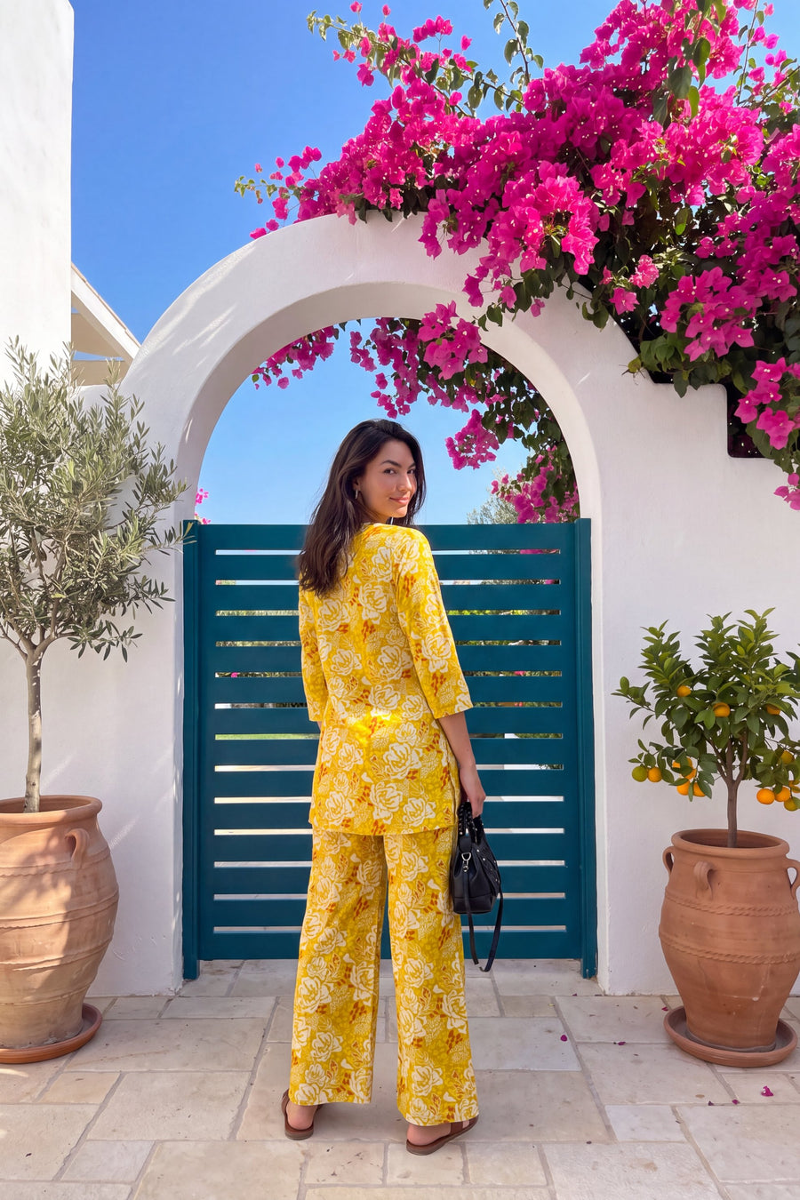 Mustard Rose Cotton Co-ord Set — image 9